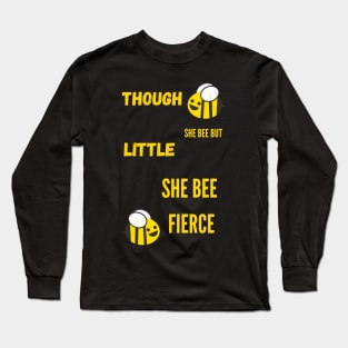 Cute Bee Gift Idea for Kids/Adults Long Sleeve T-Shirt